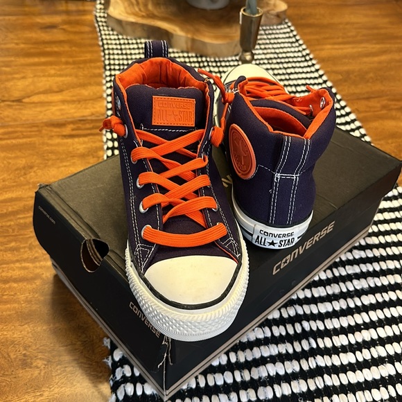 CONVERSE unisex All Star Chuck Taylor Street Mid Shoe in Dozar Blue - Picture 3 of 16